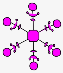 Snowflake, Violet - Portable Network Graphics, HD Png Download, Free Download
