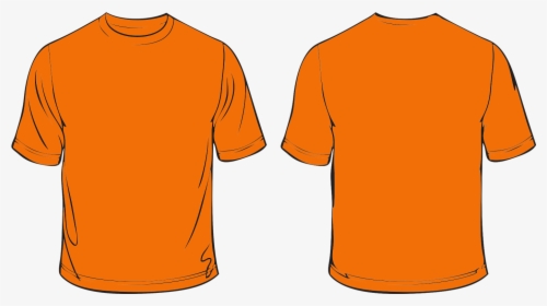 T Template Printable Free - Orange T Shirt Template Png, Transparent Png, Free Download