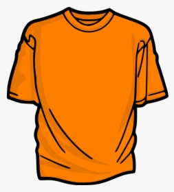 T-shirt, Front, Short, Orange - T Shirt Clip Art, HD Png Download, Free Download