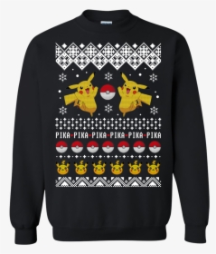 Pokemon Pikachu Pika Pika Christmas Sweater - Legends Are Born In September Jason Statham, HD Png Download, Free Download