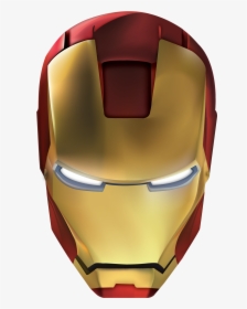 Iron Man Helmet Png - Iron Man Mask Color, Transparent Png, Free Download