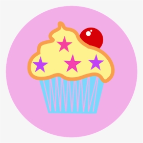 Cupcake, Cake, Cherry, Cute, Pink, Logo, Sweet, Cream - Logo, HD Png Download, Free Download