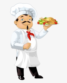 Restaurants Clipart Pastry Chef - Cook Man Logo Png, Transparent Png, Free Download