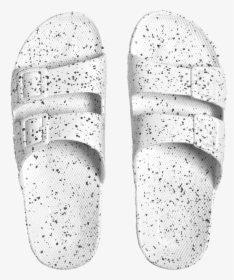 White Splatter - Moses - Freedom Sandals - White Splatter - Skateboard Deck, HD Png Download, Free Download
