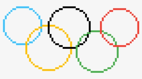 Transparent Olympic Rings Png - Pixelate Line In Photoshop, Png Download, Free Download