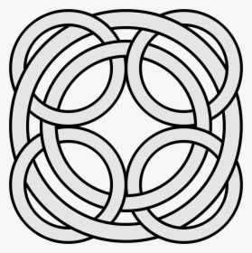 Interlocking Rings Clip Arts - Circle Easy Geometrical Designs, HD Png Download, Free Download