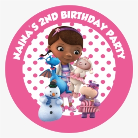 Doc Mcstuffins Party Box Stickers - Doc Mcstuffin And Friends, HD Png Download, Free Download