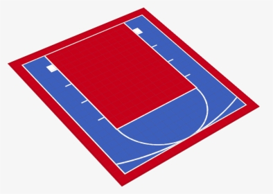 Basketball Court Kit Style - Slope, HD Png Download, Free Download