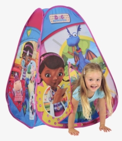 Doc Mcstuffins Pop Up Hideaway Tent - Casita Tela Doctora Juguetes, HD Png Download, Free Download