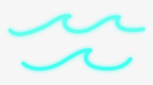 Transparent Neon Light Png - Ocean Wave Neon Sign, Png Download, Free Download