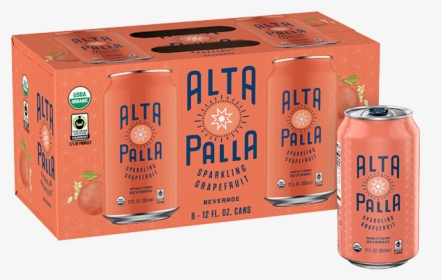 Grapefruit Alta Palla Organic Sparkling Fruit Juice - Box, HD Png Download, Free Download