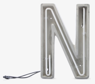 Alphacrete, Concrete Neon Light N-0 - Letter N Neon Light Png, Transparent Png, Free Download