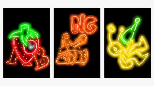 Newgrounds Neon Lights - Neon Sign, HD Png Download, Free Download