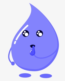 Water Drop Wonder Clip Arts - Water Droplet Cartoon, HD Png Download, Free Download