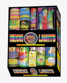 Neon Lights Firework Assortment, HD Png Download, Free Download