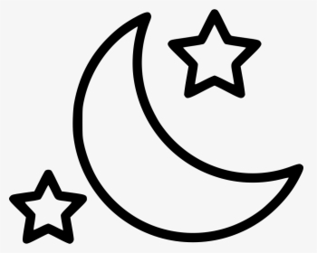 Transparent Night Stars Png - Clipart Stars And Moon At Night, Png Download, Free Download