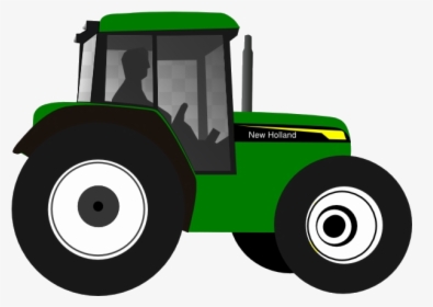 John Deere Green Tractor Clip Art At Vector Wikiclipart - Tractor Clip Art, HD Png Download, Free Download