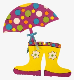 Umbrella Clip Rain Boot , Transparent Cartoons, HD Png Download, Free Download