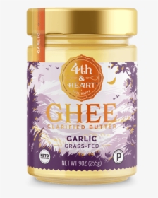 Ghee-garlic - 4th And Heart Ghee Butter, HD Png Download, Free Download