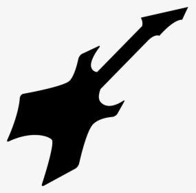 Electric Guitar Silhouette, HD Png Download, Free Download