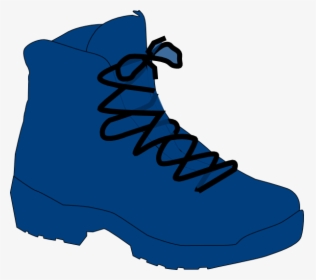 Dark Blue Clip Art - Hiking Boot Clipart, HD Png Download, Free Download