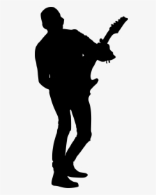 Free Png Electric Guitar Player Png Images Transparent - Guitar Player Silhouette Clipart, Png Download, Free Download