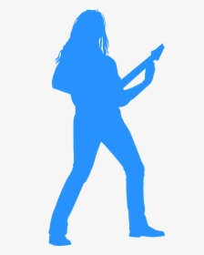 Guitar Player Silhouette Vector, HD Png Download, Free Download