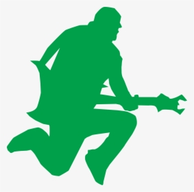 Guitar Star Clip Arts - Silhueta Baixista Png, Transparent Png, Free Download