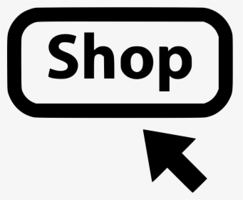 Shop Click Mouse Track Arrow Comments - Shopping Cart Icon, HD Png Download, Free Download