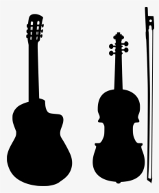 Transparent Guitar Silhouette Png - Raffaele Antonio Gagliano Violin, Png Download, Free Download