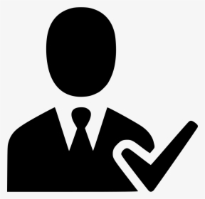 Check Man User Avatar Person Done Complete Tick - User Check Icon Png, Transparent Png, Free Download