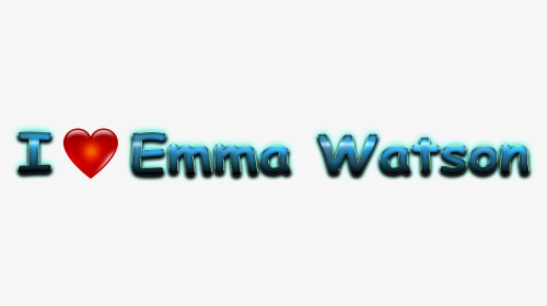 Emma Watson Heart Name Transparent Png - Heart, Png Download, Free Download