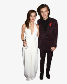 Harry Styles And Emma Watson At The British Fashion - Harry Styles With Girl Png, Transparent Png, Free Download