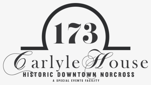 Wedding Venue 173 Carlyle House Historic Downtown Norcross - Calligraphy, HD Png Download, Free Download