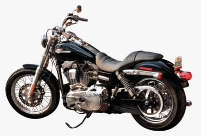 Black Harley Davidson Motorcycle Bike Png - Harley Davidson Dyna Super Glide Custom2013, Transparent Png, Free Download