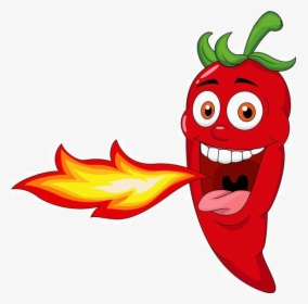 Cuisine Pepper Mexican Pungency Fire Material Chili - Cartoon Chili, HD Png Download, Free Download