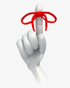 Remember Finger With String Clip Art - Don T Forget Png, Transparent Png, Free Download