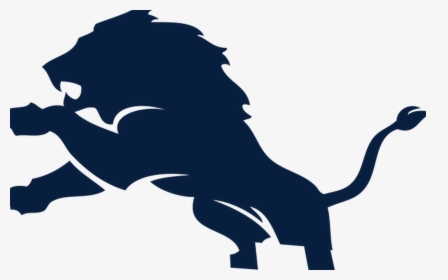 Panther Clipart Roar - Detroit Lions Logo Red, HD Png Download, Free Download