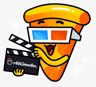 Pizza Movie Night Clipart, HD Png Download, Free Download