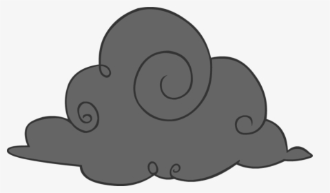 Cartoon Storm Cloud - Black Clouds Clipart, HD Png Download, Free Download