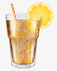 Orange Juice Cocktail Iced - Ice Juice Png, Transparent Png, Free Download