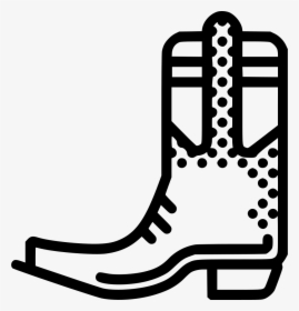 Cowboy Boot - Cowboy Boot Drawing Transparent Png, Png Download, Free Download