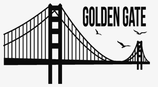 The Golden Gate Bridge, P, Display - Golden Gate Bridge Icon, HD Png Download, Free Download