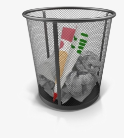 Waste Basket Png Pic - Waste Paper Basket Png, Transparent Png, Free Download