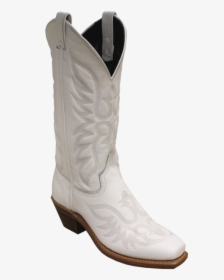 Abilene Womens White Square Toe Cowgirl Boot Usa Made - Square Toe White Cowgirl Boots, HD Png Download, Free Download