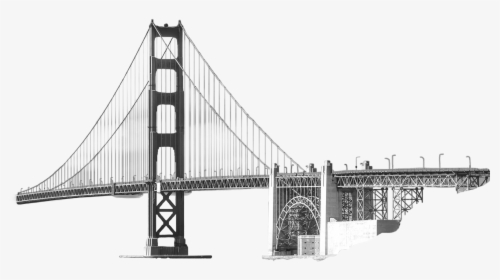 Golden Gate Bridge , Png Download - Golden Gate Bridge, Transparent Png, Free Download