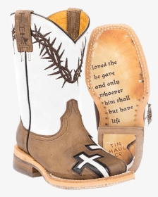 Tin Haul Kid"s Between Two Thieves Cowboy Boot - Cowboy Boots John 3 16, HD Png Download, Free Download