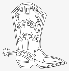White Cowboy Boot Svg, HD Png Download, Free Download