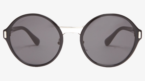 Prada Eyewear Round-frame Acetate And Metal Sunglasses - Close-up, HD Png Download, Free Download