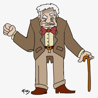 Old Man Transparent Background Png - Cartoon Drawing Of Old Man, Png Download, Free Download